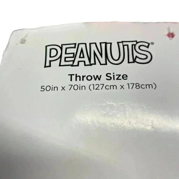 PEANUTS Snoopy Woodstock Halloween Throw Blanket 50x70 Boo Moon Bats - Picture 5 of 5